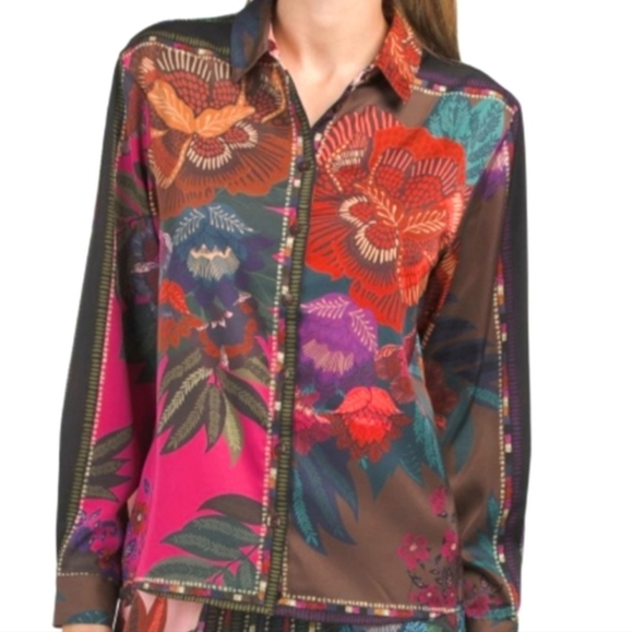 House of Harlow 1960 Tops - House of Harlow 1960 Floral Shirt